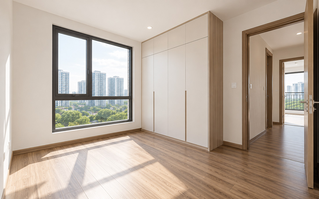 Khu bếp căn hộ mới